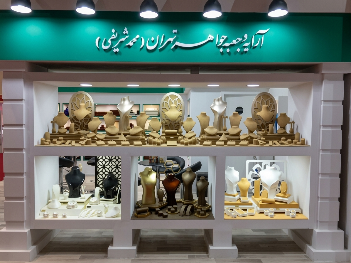 دکور و ویترین طلا و جواهر