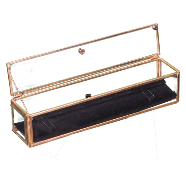 جعبه دستبند شیشه ای SH2 - جعبه طلا و جواهر