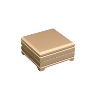 جعبه مدال  چوبی WLJ3 - سایز 3 - جعبه طلا و جواهر